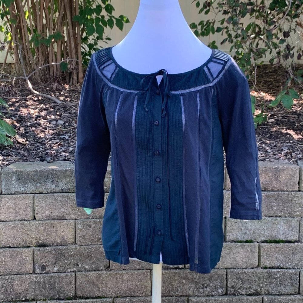 Anthropologie Delitta Boho Peasant Blouse